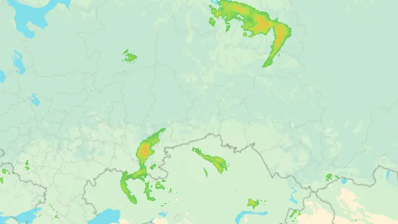Srážky weather map