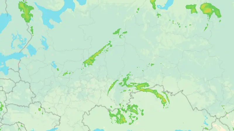 Precipitații weather map