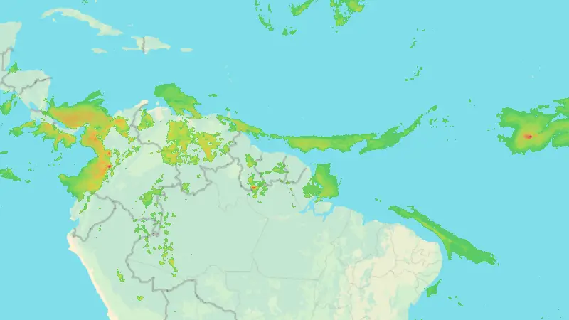 Oborine weather map