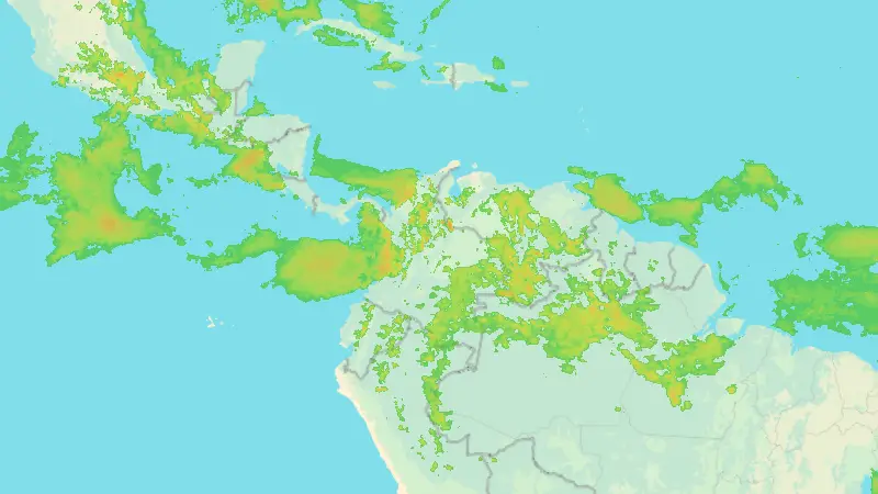 Precipitación weather map