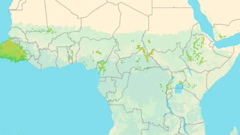 Nedbør weather map