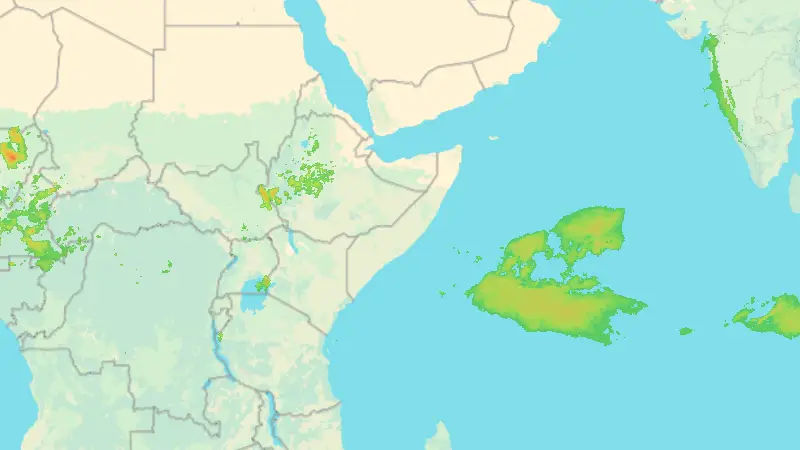 Βροχόπτωση weather map