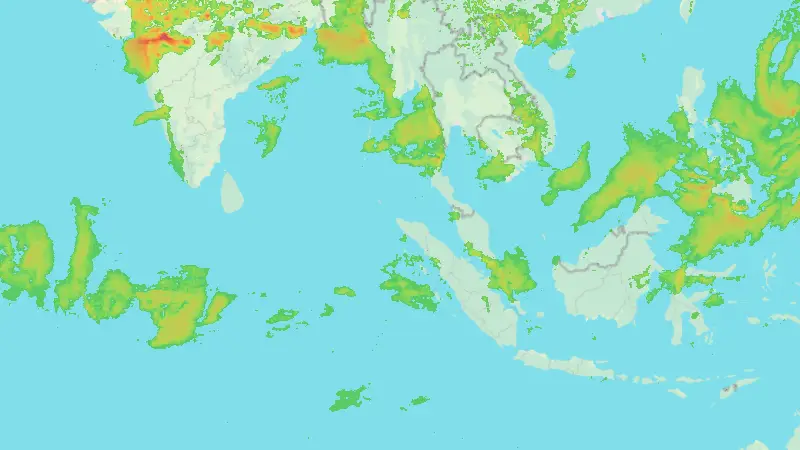 بارش weather map