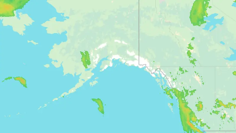 Nedbør weather map