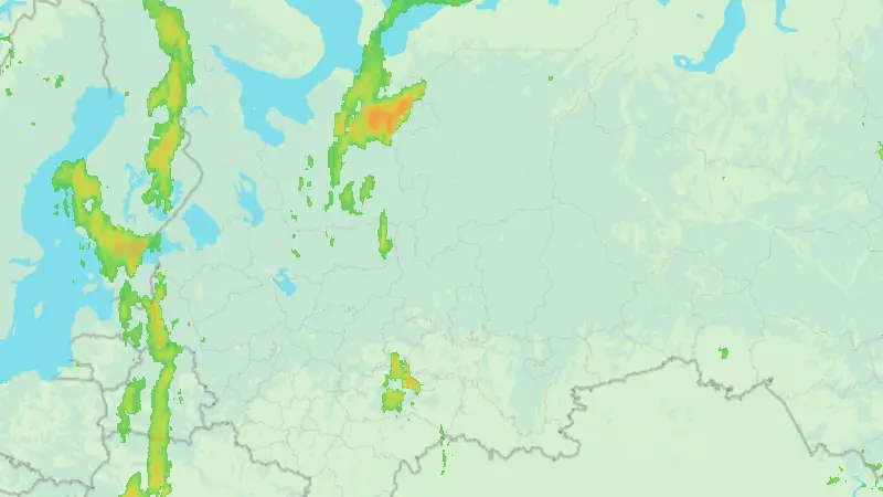 Падавине weather map