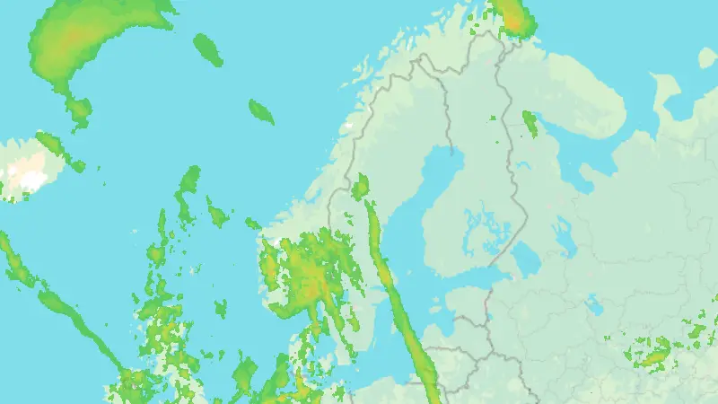 Srážky weather map
