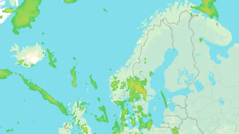 Precipitation weather map