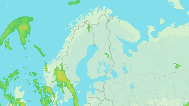 Sademäärä weather map