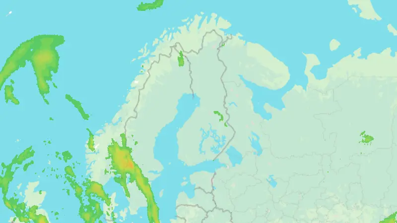 Sademäärä weather map