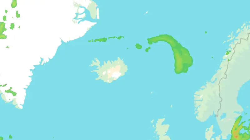 Srážky weather map