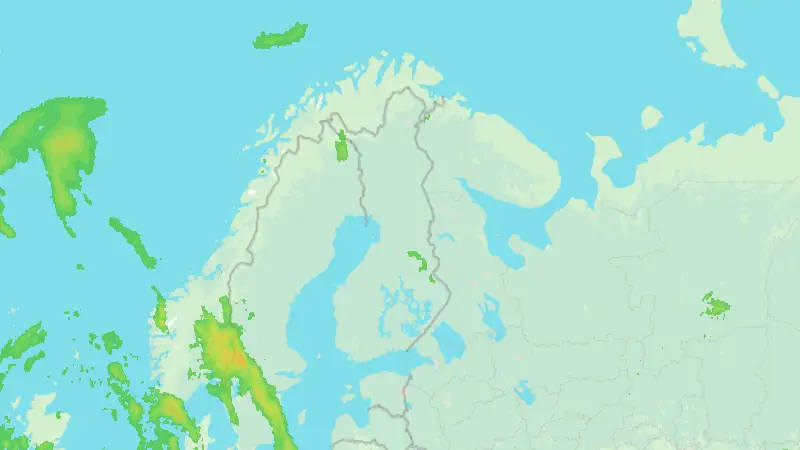 Precipitation weather map