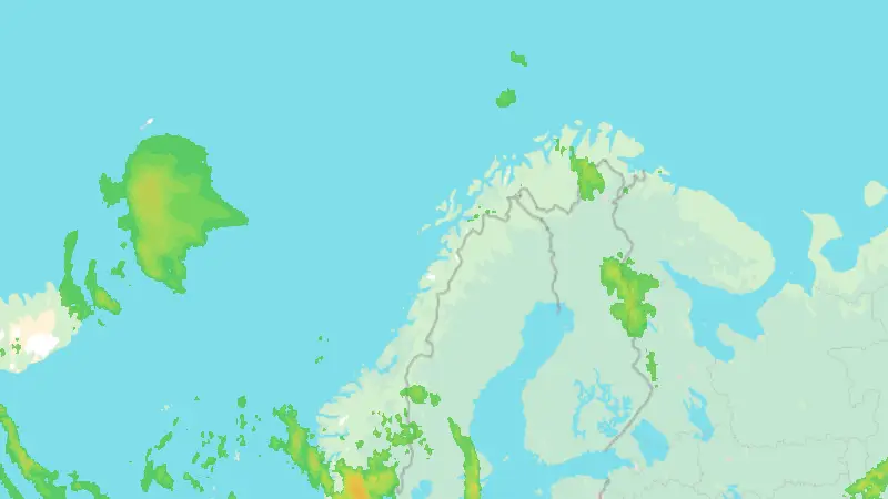 Nedbør weather map