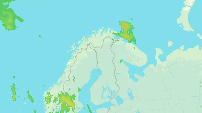 Nederbörd weather map