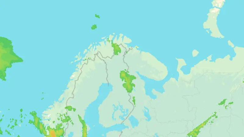 Sademäärä weather map