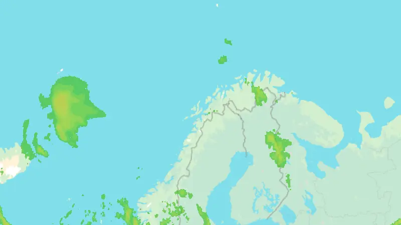 Nedbør weather map
