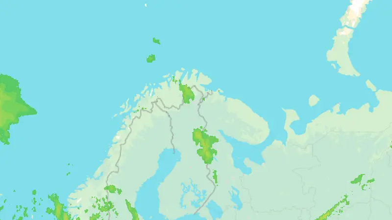 Precipitation weather map