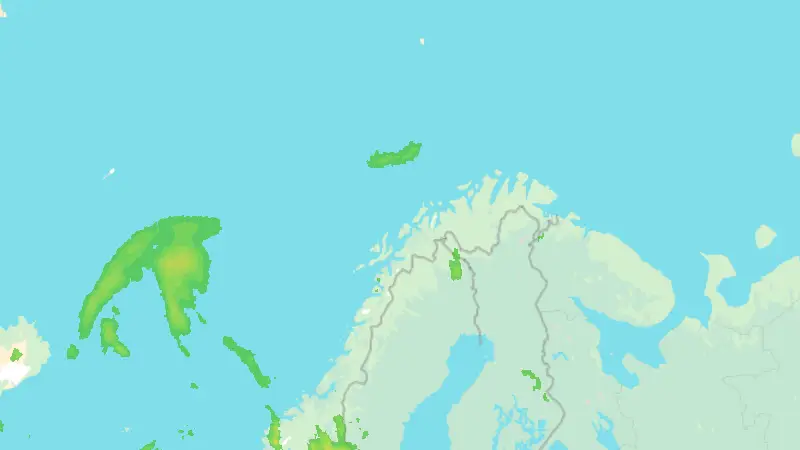 Precipitation weather map