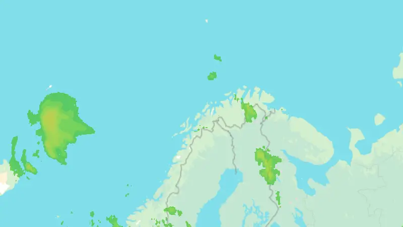 Nedbør weather map