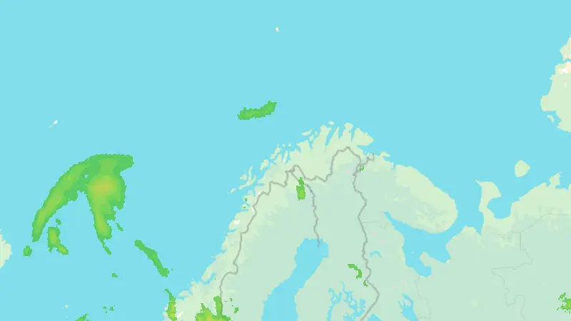 Nedbør weather map