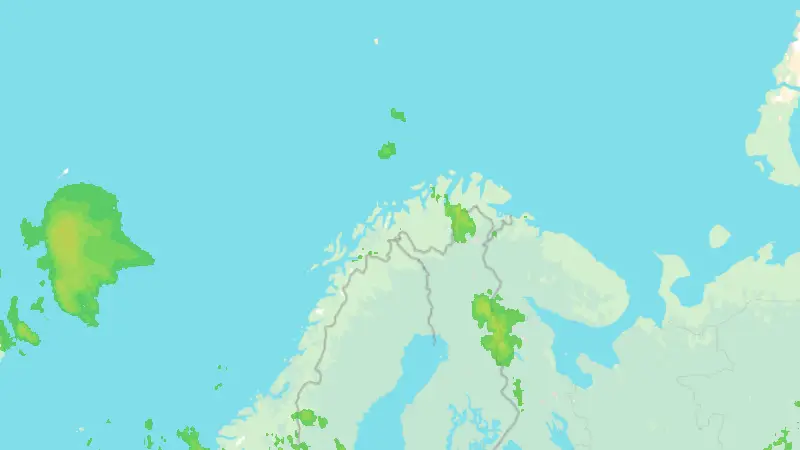 Nedbør weather map