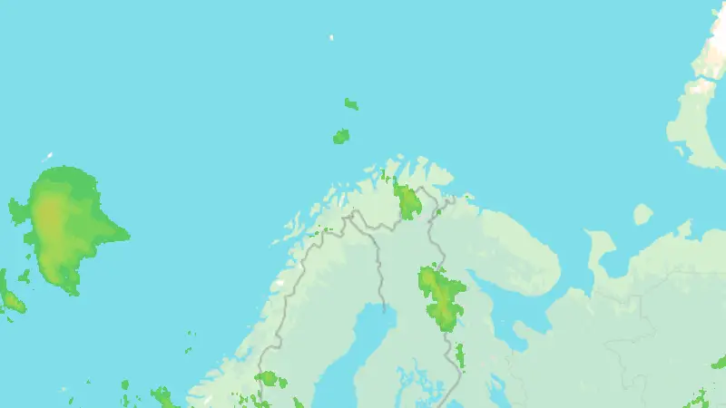 Precipitation weather map