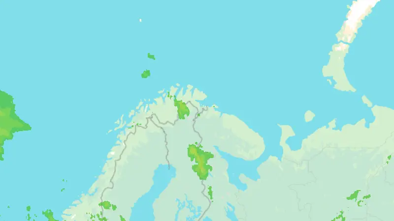 Precipitation weather map