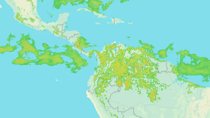 Precipitazioni weather map