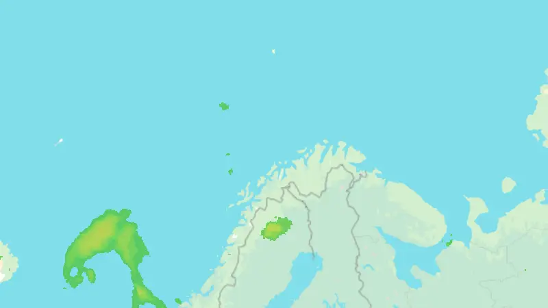 Precipitation weather map