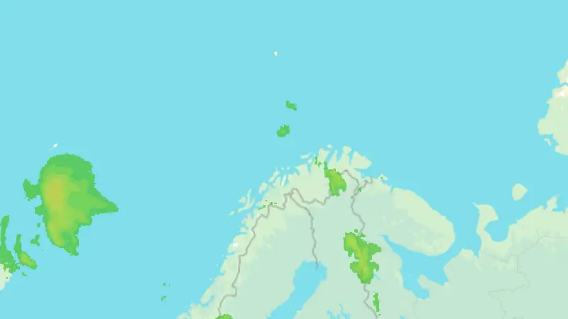 Nedbør weather map