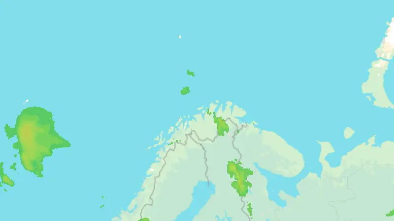 Nedbør weather map