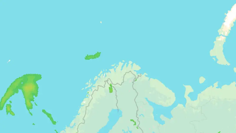 Nedbør weather map