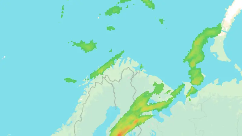 Βροχόπτωση weather map