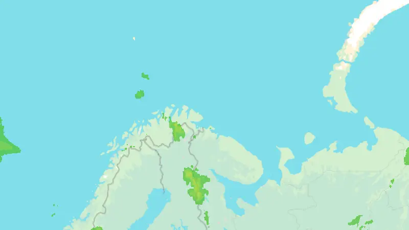 Nedbør weather map
