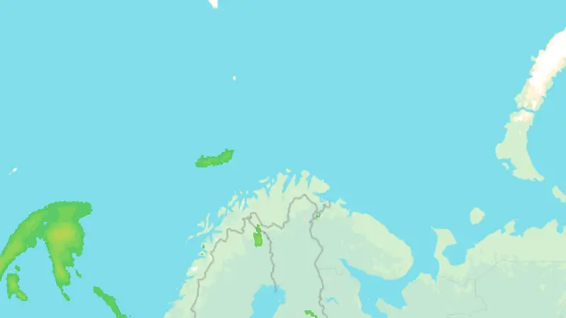 Nedbør weather map