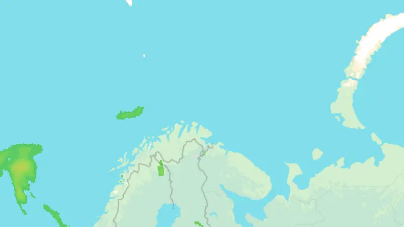 Nedbør weather map