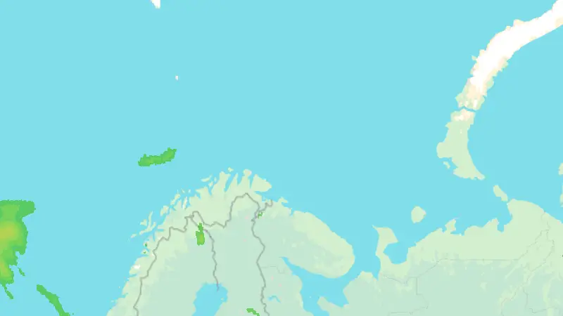 Nedbør weather map