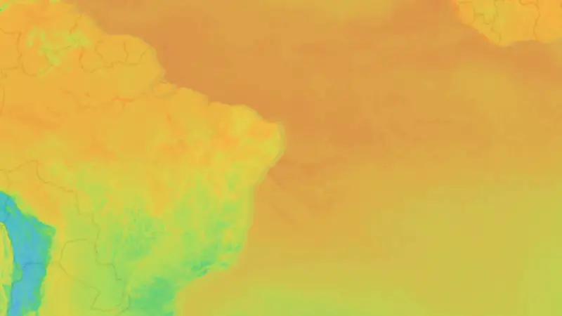 Temperatur weather map