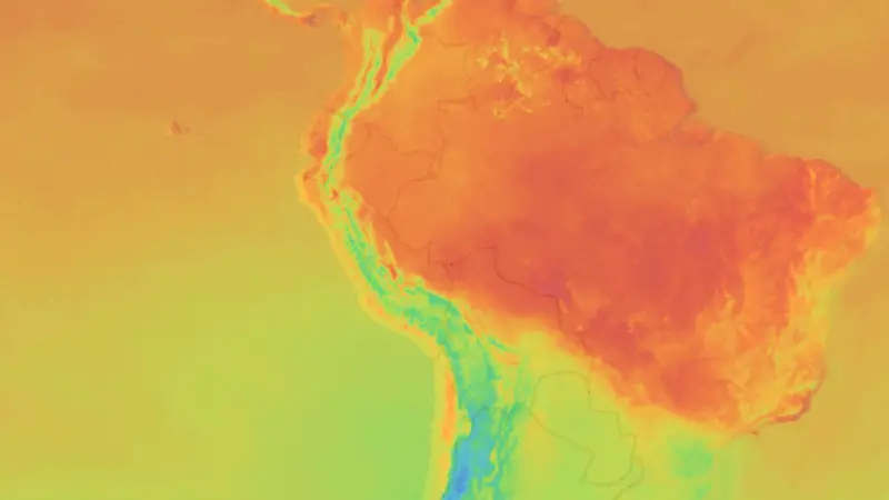 Temperatur weather map