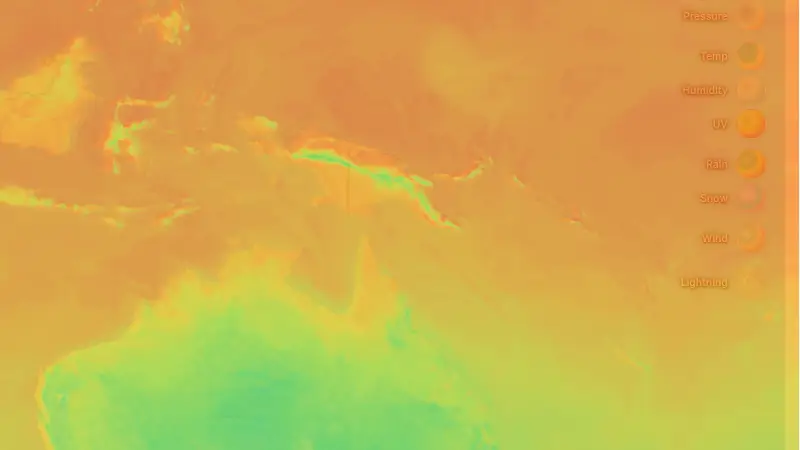 دما weather map