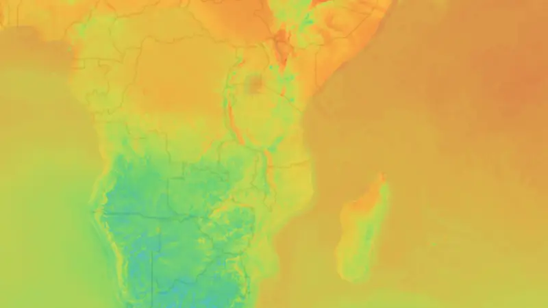 Temperatura weather map