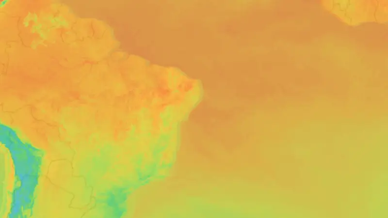Temperatura weather map