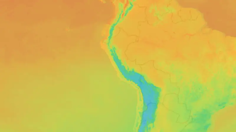तापमान weather map