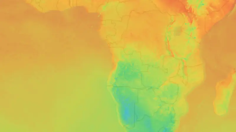 Temperatura weather map
