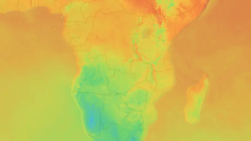 Θερμοκρασία weather map