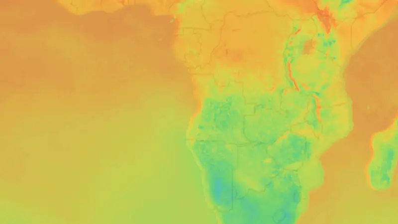 Temperatura weather map