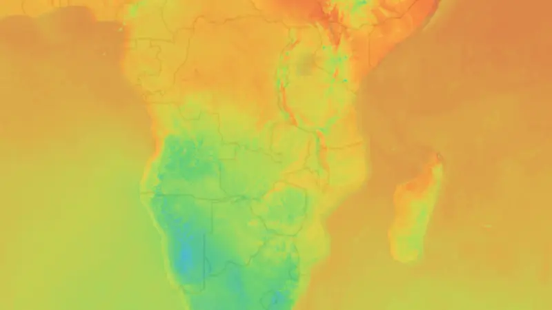 Temperatur weather map