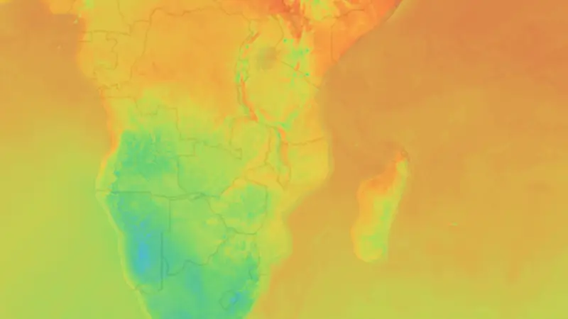 Temperatur weather map