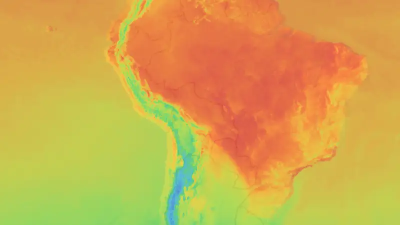 Temperatur weather map