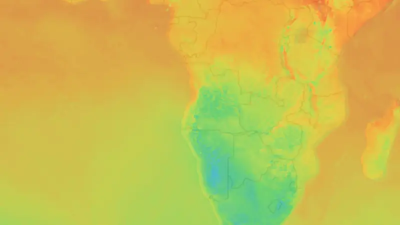 دما weather map