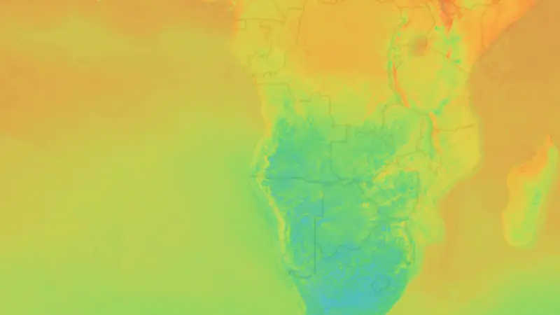 Temperatur weather map